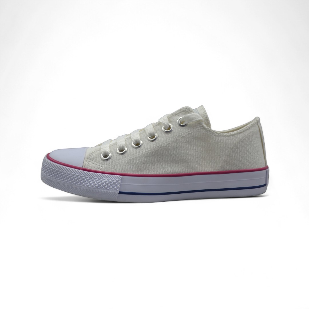  Articulo 2283<br>ZAPATILLA LONA CON PUNTERA – JAGUAR – 34/44<br>Color 21 BLANCO– <br> <span class='titulo_secundario' style='background-color:white;color:black;margin-top:7px; margin-bottom:0px;font-size:20px;'>Precio del Par</span>
