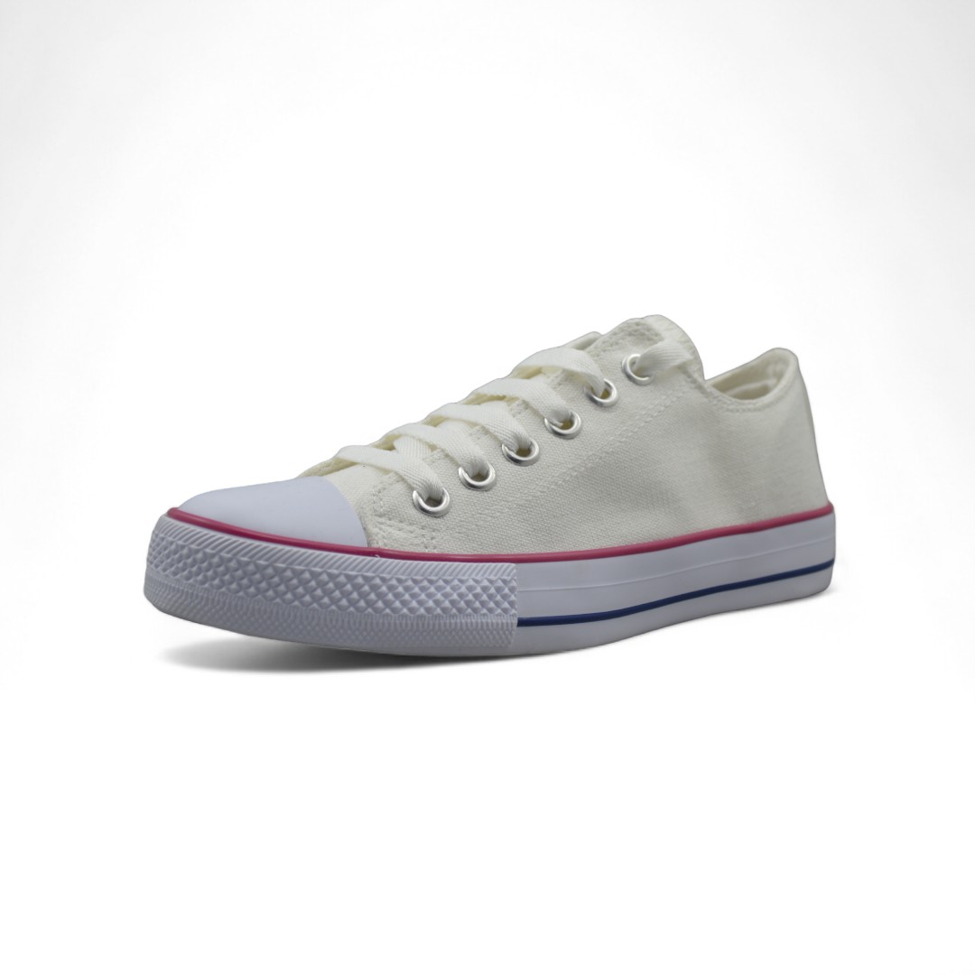  Articulo 2283<br>ZAPATILLA LONA CON PUNTERA – JAGUAR – 34/44<br>Color 21 BLANCO– <br> <span class='titulo_secundario' style='background-color:white;color:black;margin-top:7px; margin-bottom:0px;font-size:20px;'>Precio del Par</span>