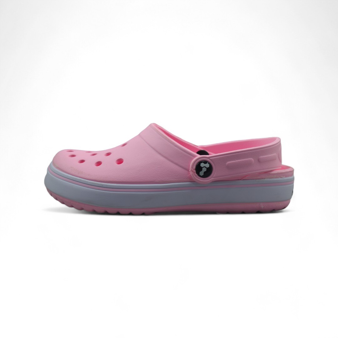  Articulo 393<br>CROCS CON BANDA – HARENA – 35/40 <br>Color 025  ROSA <br> <span class='titulo_secundario' style='background-color:white;color:black;margin-top:7px; margin-bottom:0px;font-size:20px;'>Precio del Par</span>