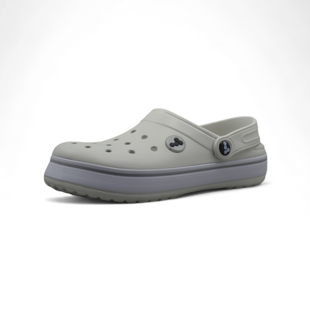 Articulo 393<br>CROCS CON BANDA – 35/40 – 241D<br>Color 020 TIZA <br> <span class='titulo_secundario' style='background-color:white;color:black;margin-top:7px; margin-bottom:0px;font-size:20px;'>Precio del Par</span>