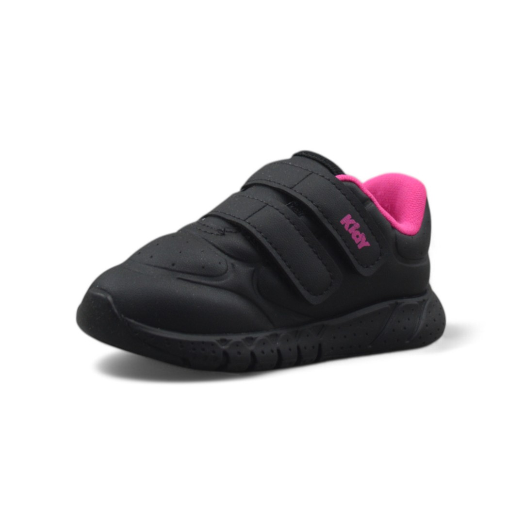 Articulo 2504<br>ZAPATILLA URBANA – KIDY – 18/23<br>Color 007 NEGRO/ROSA <br> <span class='titulo_secundario' style='background-color:white;color:black;margin-top:7px; margin-bottom:0px;font-size:20px;'>Precio del Par</span>