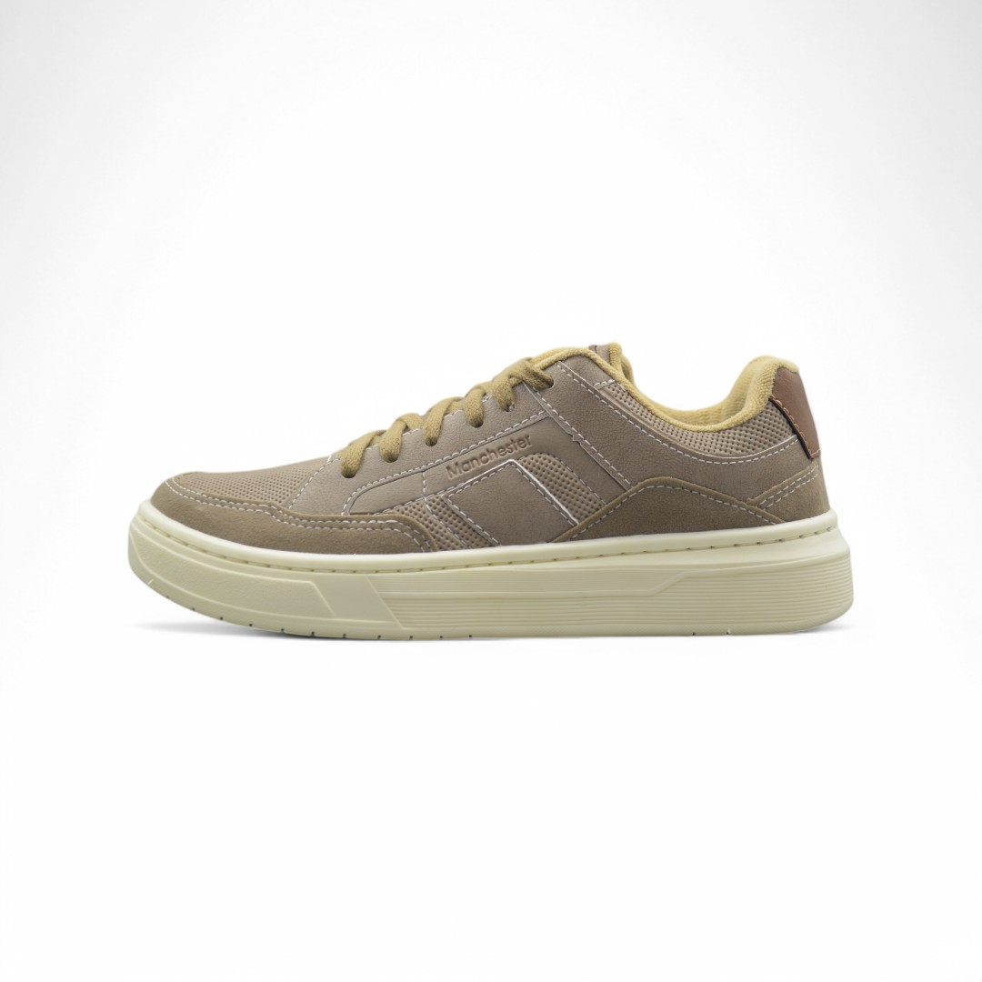  Articulo 2574<br>ZAPATILLA URBANA – MANCHESTER – 36/39<br>Color 124 ARENA <br> <span class='titulo_secundario' style='background-color:white;color:black;margin-top:7px; margin-bottom:0px;font-size:20px;'>Precio del Par</span>