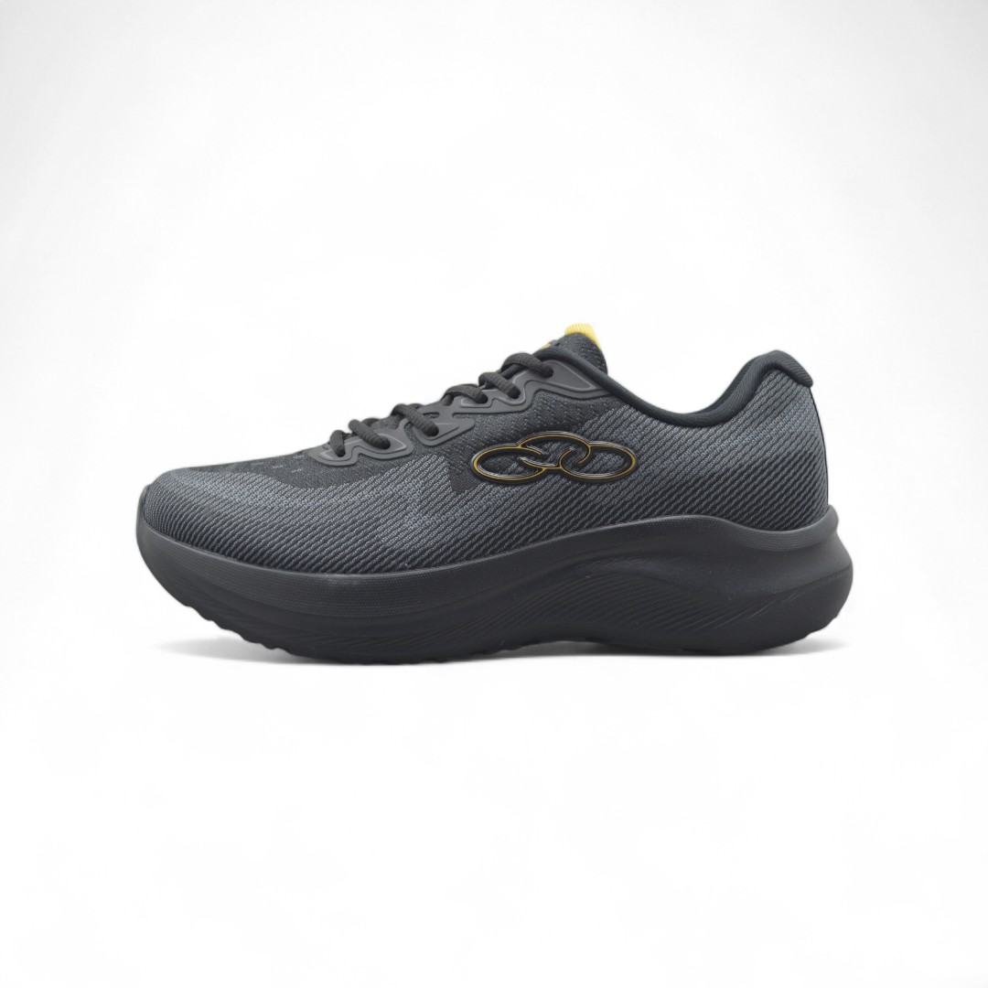 Articulo 2612<br>ZAPATILLA DEPORTIVA – OLYMPIKUS – 40/45<br>Color 972 NEGRO / PLOMO <br> <span class='titulo_secundario' style='background-color:white;color:black;margin-top:7px; margin-bottom:0px;font-size:20px;'>Precio del Par</span>