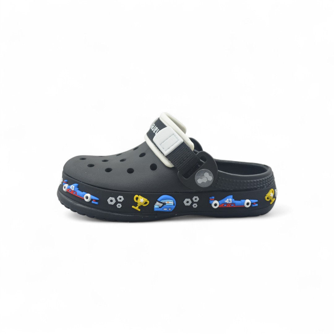 Articulo 2683<br>CROCS CON ABROJO 25/34 – 208 ABROJO<br>Color 001 NEGRO <br> <span class='titulo_secundario' style='background-color:white;color:black;margin-top:7px; margin-bottom:0px;font-size:20px;'>Precio del Par</span>