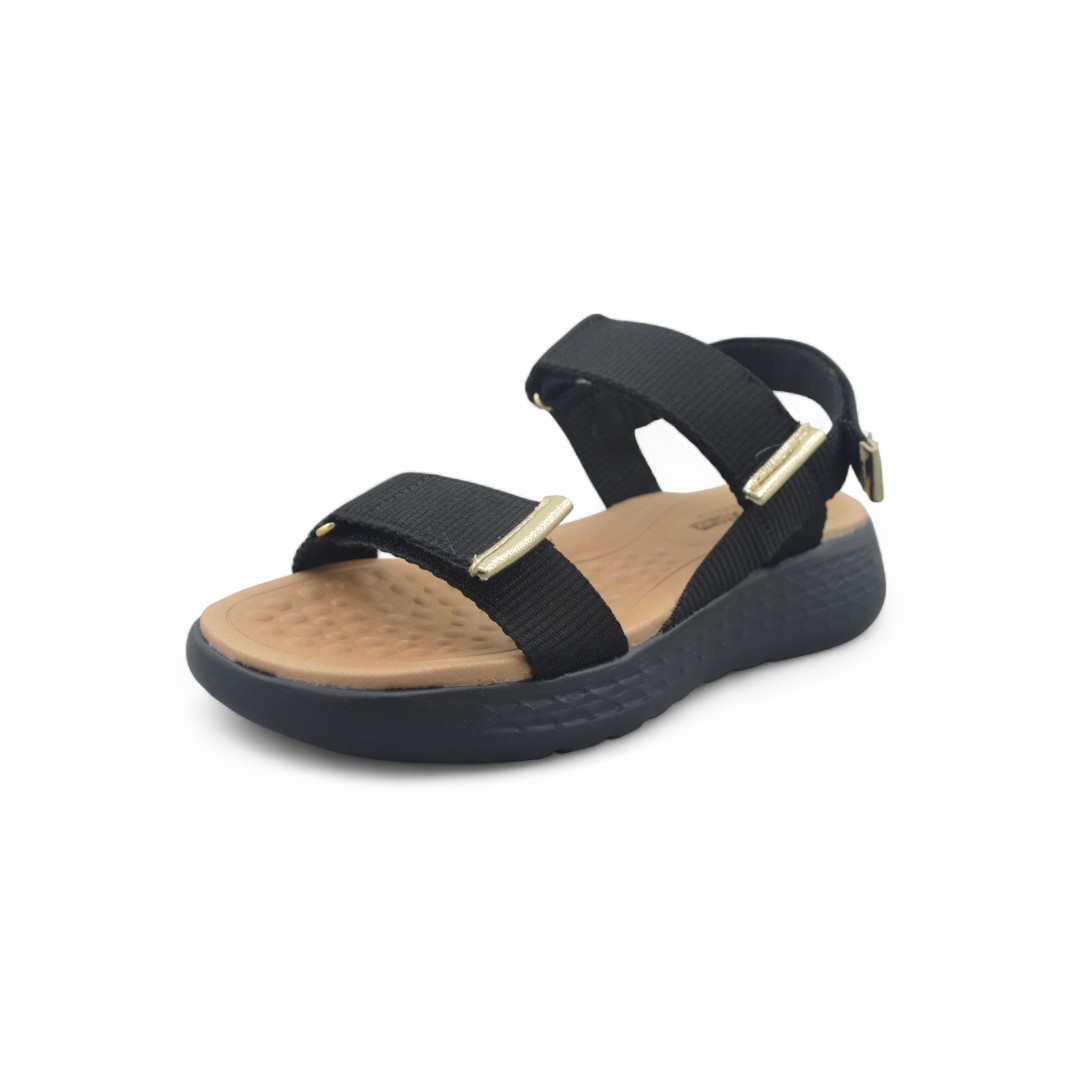 Articulo 2728<br>SANDALIA DAMA – CONFORT FLEX – 36/40<br>Color 01145 NEGRO / ORO <br> <span class='titulo_secundario' style='background-color:white;color:black;margin-top:7px; margin-bottom:0px;font-size:20px;'>Precio del Par</span>
