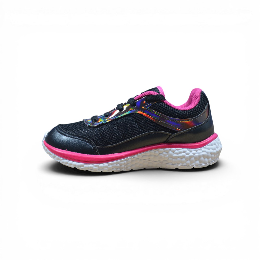  Articulo 2821<br>ZAPATILLA URBANA – HARD TOP – 29/35<br>Color 076 NEGRO / PINK <br> <span class='titulo_secundario' style='background-color:white;color:black;margin-top:7px; margin-bottom:0px;font-size:20px;'>Precio del Par</span>