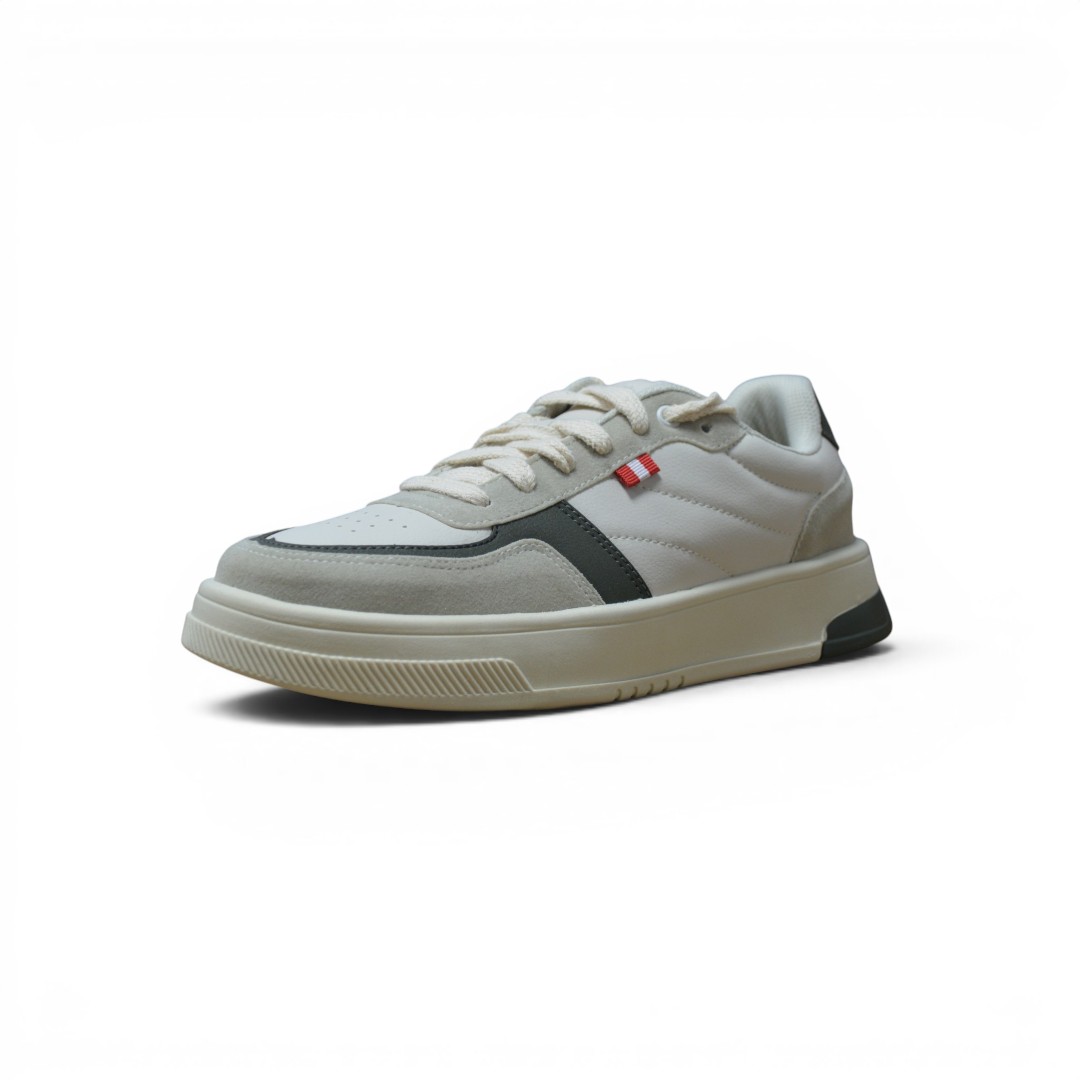 Articulo 2847<br>ZAPATILLA URBANA – BOATING – 39/45<br>Color 00558 OFF BLANCO/VERDE <br> <span class='titulo_secundario' style='background-color:white;color:black;margin-top:7px; margin-bottom:0px;font-size:20px;'>Precio del Par</span>