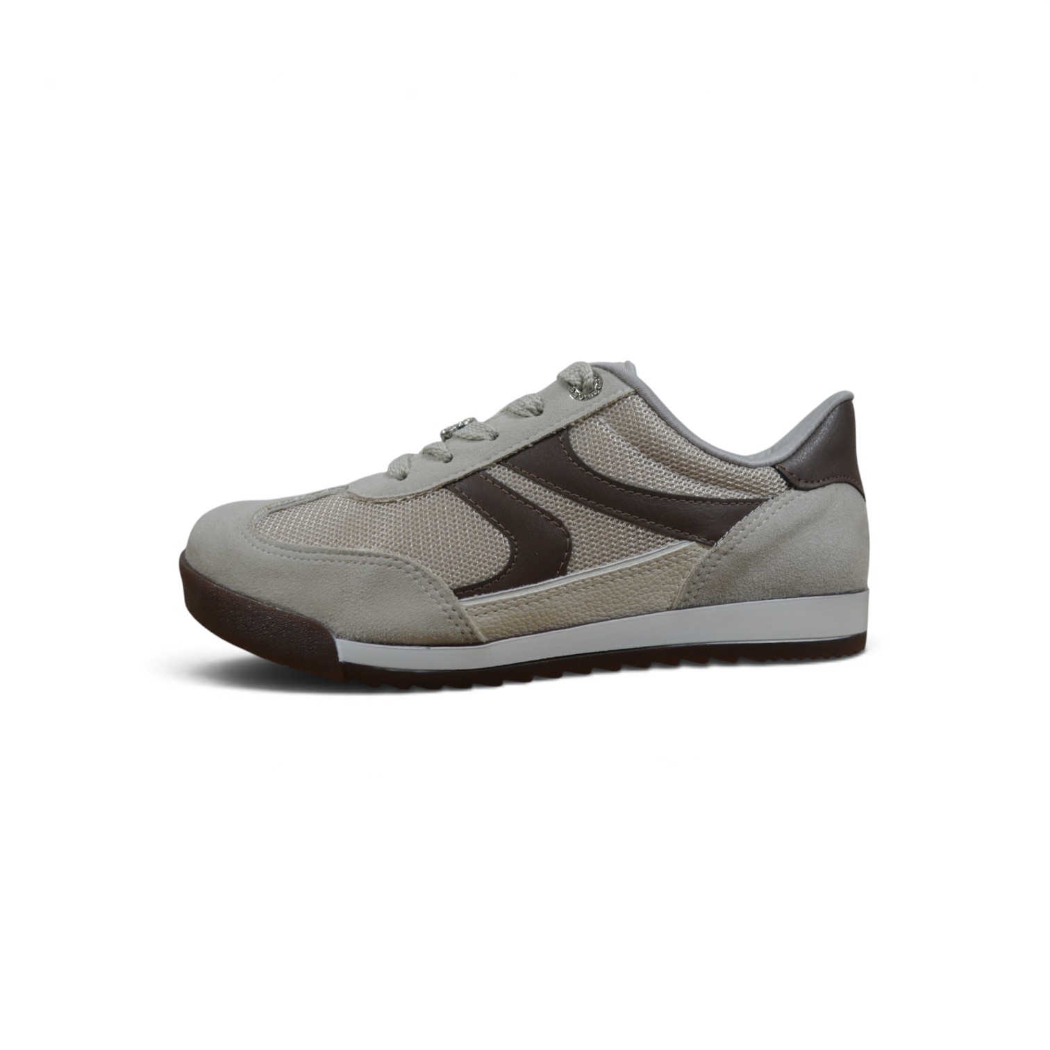  Articulo 2899<br>ZAPATILLA URBANA – 36/40 – VIA MARTE <br>Color 90001 BEIGE/CHOCOLATE <br> <span class='titulo_secundario' style='background-color:white;color:black;margin-top:7px; margin-bottom:0px;font-size:20px;'>Precio del Par</span>